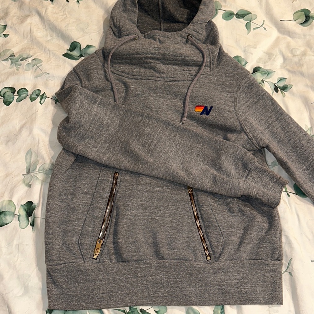Aviator Nation Hoodie with gold detailing